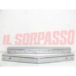 LAMA PARAURTI ANTERIORE + POSTERIORE BMW 520 CROMATI ORIGINALI NOS