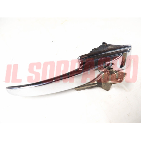 MANIGLIA PORTELLONE POSTERIORE CROMATA FIAT 1100 103 H FAMILIARE ORIGINALE