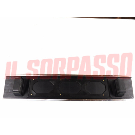 CORNICE POSTERIORE PORTATARGA + FANALINI LUCI TARGA FIAT 132  2000 cc ORIGINALE