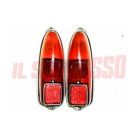 FANALI POSTERIORI DESTRO SINISTRO FIAT 500 GIARDINIERA 1100 103 FAMIL ALTISSIMO