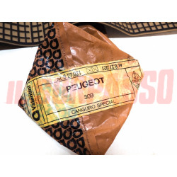 SOPRA TAPPETI IN GOMMA MARRONI E NERI PEUGEOT 309 ORIGINALI JUMBO