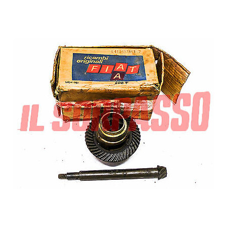 GRUPPO DIFFERENZIALE COMPLETO COPPIA CONICA FIAT 600 T PULMINO FURGONE ORIGINALE