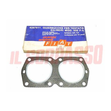 GUARNIZIONE TESTA TESTATA FIAT 500 F L SPESSORE 0,8 MM ORIGINALE