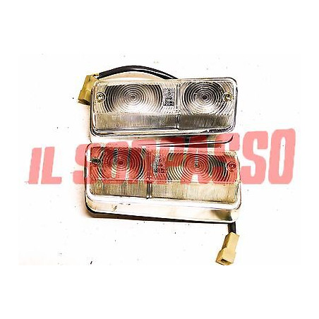 FANALINI ANTERIORI FRECCE PLASTICHE BIANCHE ALFA ROMEO 1750 2000 BERLINA CARELLO