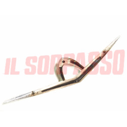 FREGIO PULSANTE SERRATURA COFANO POSTERIORE FIAT 1500 L 1800 2100 ORIGINALE NOS