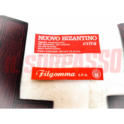 TAPPETI ROSSI E NERI ALFA ROMEO ALFA SUD MOD. 1980 ORIGINALI FILGOMMA
