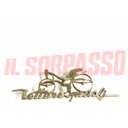 STEMMA FREGIO LATERALE VETTURE SPECIALI FIAT TOPOLINO LEGNO 1200 SPIDER ORIGINAL