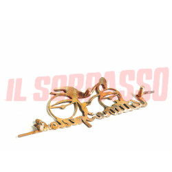 STEMMA FREGIO LATERALE VETTURE SPECIALI FIAT TOPOLINO LEGNO 1200 SPIDER ORIGINAL