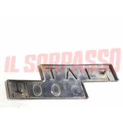 SCRITTA SIGLA COFANO POSTERIORE FIAT 500 L ORIGINALE IN METALLO CROMATA