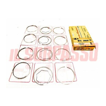 FASCE PISTONI MOTORE FIAT 1100 D 2S - 1300 - PRIMULA EURO SUPER MAGG. 4/10