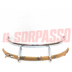 PARAURTI ANTERIORE + POSTERIORE + ROSTRI FIAT 600 MULTIPLA ORIGINALI NOS