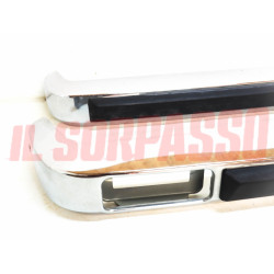 PARAURTI ANTERIORE + POSTERIORE CROMATI FIAT 128 3P 3 PORTE ORIGINALI