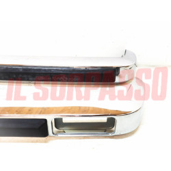PARAURTI ANTERIORE + POSTERIORE CROMATI FIAT 128 3P 3 PORTE ORIGINALI