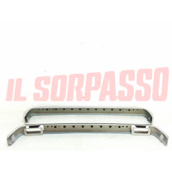PARAURTI ANTERIORE + POSTERIORE CROMATI FIAT 128 3P 3 PORTE ORIGINALI
