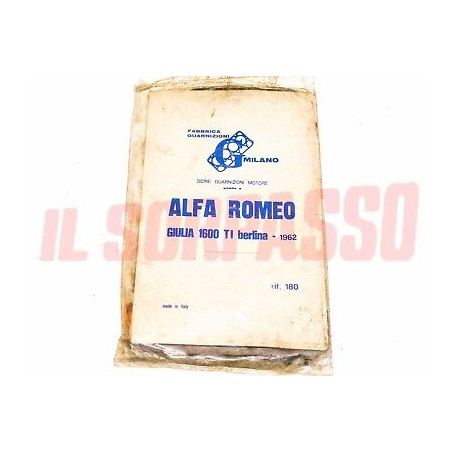 GUARNIZIONI SERIE KIT MOTORE ALFA ROMEO 1600 GIULIA TI ORIGINALI