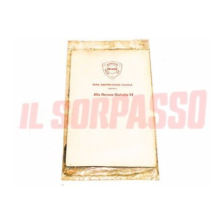 GUARNIZIONI SERIE KIT SMERIGLIO VALVOLE ALFA ROMEO GIULIETTA SPIDER SPRINT 3 S