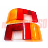 PLASTICHE FANALI POSTERIORI DESTRO + SINISTRO AUTOBIANCHI A112 6 7 + ABARTH