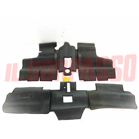SOPRA TAPPETI IN MOQUETTE INTERNI GRIGI FIAT 850 SPORT COUPE ORIGINALI FILGOMMA