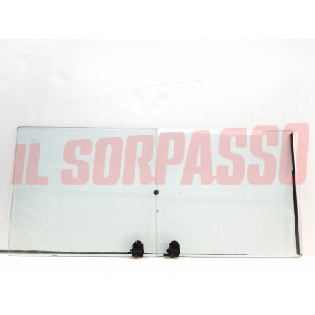 VETRI LATERALI SCORREVOLI PULSANTI PORTA SINISTRA FIAT 850 900 T PULMINO
