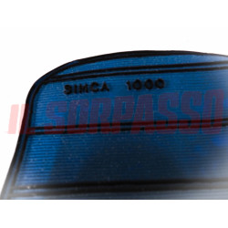 SOPRA TAPPETI IN GOMMA AZZURRI E NERI SIMCA 1000 - RALLY ORIGINALI FILGOMMA
