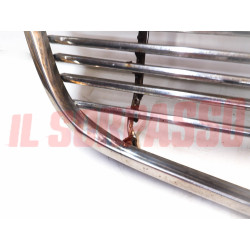 MASCHERINA GRIGLIA + CONTORNO + STEMMA LANCIA FLAVIA 1800 BERLINA DA RESTAURARE