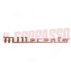 SCRITTA SIGLA COFANO POSTERIORE FIAT 1100 103 MILLECENTO ORIGINALE