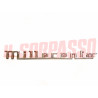 SCRITTA SIGLA COFANO POSTERIORE FIAT 1100 103 MILLECENTO ORIGINALE