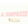 SCRITTA SIGLA 2.8 SU FRONTALE LANCIA FLAMINIA COUPE PININFARINA