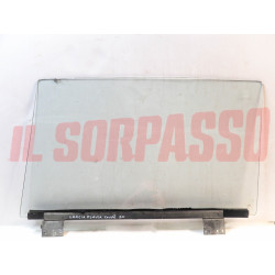 VETRO SCENDENTE SINISTRO + GUIDA INFERIORE LANCIA FLAVIA COUPE ORIGINALE