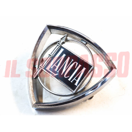 FREGIO STEMMA MASCHERINA GRIGLIA ANTERIORE LANCIA FULVIA FLAVIA COUPE ORIGINALE