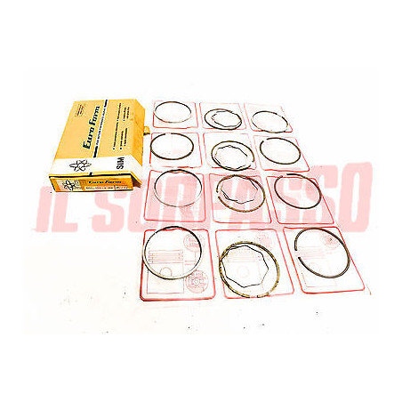 KIT FASCE ELASTICHE PISTONI FIAT 850 - 127 AUTOBIANCHI A112 6/10 ORIGINALI