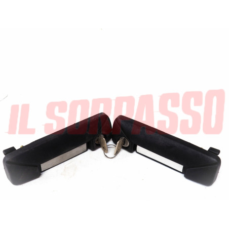 MANIGLIE PORTA DESTRA SINISTRA AUTOBIANCHI A112 4 5 6 7 SERIE + ABARTH ORIGINALI