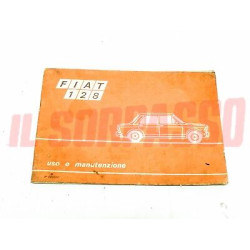 LIBRETTO USO E MANUTENZIONE FIAT 128 BERLINA 1 SERIE ORIGINALE 8a EDIZIONE