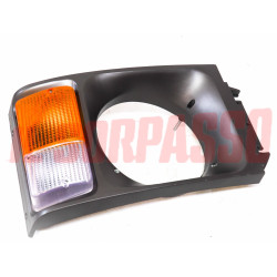 CORNICE CERCHIO FARO + FANALINO DESTRO IVECO OM 40 50 ORIGINALE GRIGIO SCURO