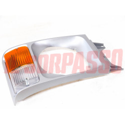 CORNICE CERCHIO FARO + FANALINO DESTRO IVECO OM 40 50 ORIGINALE GRIGIO CHIARO