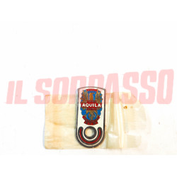 STEMMA LOGO FREGIO SMALTATO BICI BICICLETTA CICLI SUPER AQUILA REALE ORIGINALE