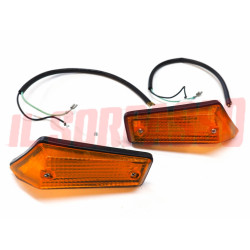 FANALINI FRECCE ANTERIORI DESTRO + SINISTRO CITROEN DYANE ARANCIO VERALUX
