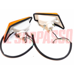 FANALINI FRECCE ANTERIORI DESTRO + SINISTRO CITROEN DYANE ARANCIO VERALUX