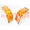 PLASTICHE FANALINI FRECCE ANTERIORI ARANCIO OPEL KADETT B ORIGINALI HELLA