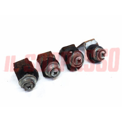 STAFFE FISSAGGIO VETRO SCENDENTE DESTRO SINISTRO FIAT 124 SPIDER SPORT ORIGINALI