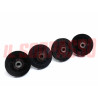 RUZZOLE CARRUCOLE MACCHINETTE ALZAVETRO PORTE FIAT 124 SPIDER SPORT ORIGINALI