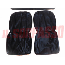 FODERE COPRI SEDILI ANTERIORI + POSTERIORI FIAT 126 PERSONAL NERE
