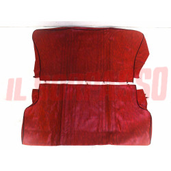 FODERE COPRI SEDILI ANTERIORI + POSTERIORI FIAT 126 PERSONAL ROSSE