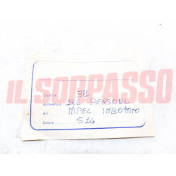 FODERE COPRI SEDILI ANTERIORI + POSTERIORI FIAT 126 PERSONAL ROSSE