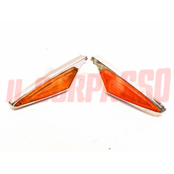 FANALINI FRECCE LATERALI DESTRO SINISTRO FIAT 125 BERLINA 1 SERIE ALTISSIMO NOS