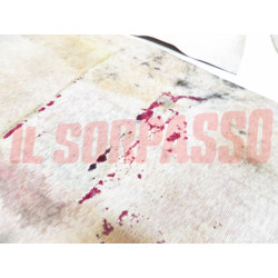FODERE COPRI PANNELLI PORTA + POSTERIORI + PASSARUOTA FIAT 600 D E NERE NOS