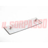 SCRITTA SIGLA ANTERIORE FRONTALE FIAT 500 R - 126 ORIGINALE IN ALLUMINIO