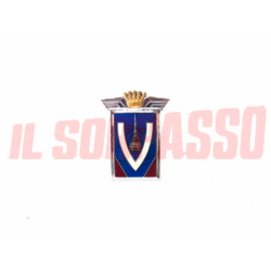 STEMMA SMALTATO FREGIO VIGNALE FIAT 500 600 850 124 1300 1500 LANCIA APPIA
