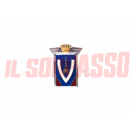 STEMMA SMALTATO FREGIO VIGNALE FIAT 500 600 850 124 1300 1500 LANCIA APPIA