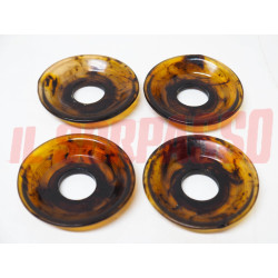 ROSETTE MANIGLIE ALZAVETRO + APRI PORTA FIAT 1100 103 TV ORIGINALI TARTARUGATE